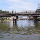堀川遊覧乗船、宇賀橋から東の北堀橋方向