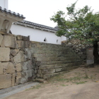 菱の門桝形西土塀と雁木石垣