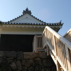 桜御門東側面と登り階段