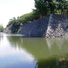 本丸西面城塁、月見櫓台から大天守台へ