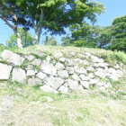会津蒲生氏によって構築された石垣