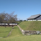 土塁を内側から