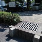 沼田丸の井戸跡と駐車場