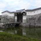 二の丸より本丸厩口門・橋・内堀の構え