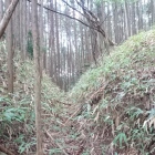 ⅣとⅤの郭の間の堀切