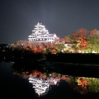 月見橋から岡山城の眺め