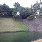 土塁と石垣の境目（桝形内部から）