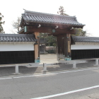 陣屋門高麗門形式黒下見板張土塀