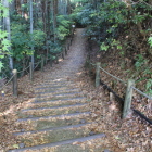 西の丸への下城路階段