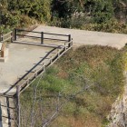 富士見櫓跡を天守回廊東より見下ろす