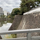 北詰橋からの石垣と平川濠