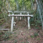 登城口の波着寺の鳥居