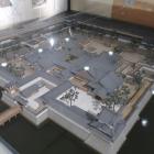 歴史博物館の展示（尼崎城本丸復元模型）