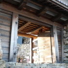 天守御門と左右の鏡石