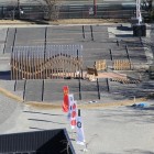 二の丸御殿跡遺構展示とメインゲート