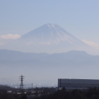 南大手門跡から富士山