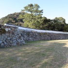 二の丸東側土塀と石垣