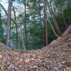 古城北西の堀切