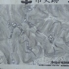 浄福寺前の説明板に描かれる縄張図