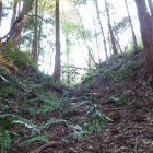 南側尾根の堀切、１条目