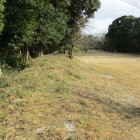 城山北側、土塁の上から