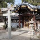 永井神社の移築唐門