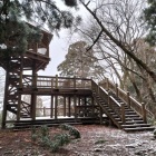 剣ヶ峰砦の物見櫓