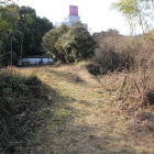 食違い空堀の土橋１郭を見る