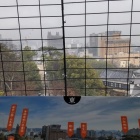⑦	天守最上階より東側を眺める