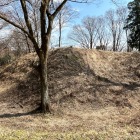 本郭北側の出枡形土塁