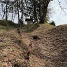 本郭の北虎口と竪堀