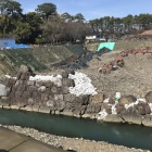 天守台隅角の石垣