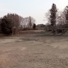 馬場頭の交差点から本丸を望む