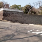 現存の大手門北側土塀
