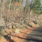 登山道の石垣