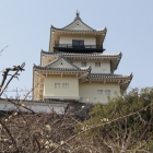 修復された天守閣東面