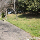 本丸東側の土塁