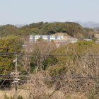 二の丸より北側に在る家康本陣天王山龍尾山砦を見る