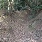 登城道は堀底道