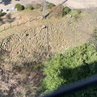 天守から見た清海堀