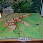 嵐山町役場の杉山城の模型