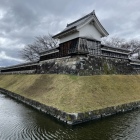 北東隅櫓と外堀