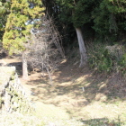 北の丸跡西側の北に通ずる空堀