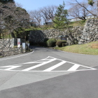 二の門跡枡形石垣群を眺める