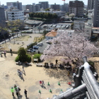 南方向本丸南広場と酒井出丸方向