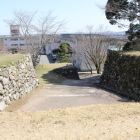同左を本丸下段より見下ろす