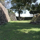 空堀本丸と二の丸間