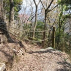 登城道は二の平で通行止めに