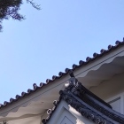 桃の鬼瓦