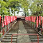 増島天満神社への階段
